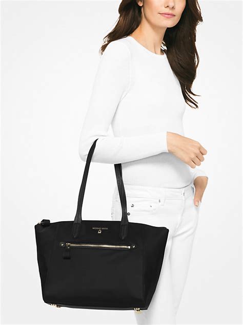 michael kors nylon kelsey|michael kors medium nylon tote bag.